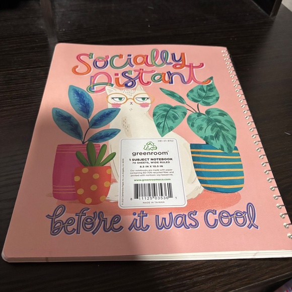 Cat Wide ruled NoteBook - Picture 2 of 3